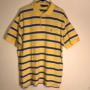 Náutica Polo Striped Shirt For Men Size XL